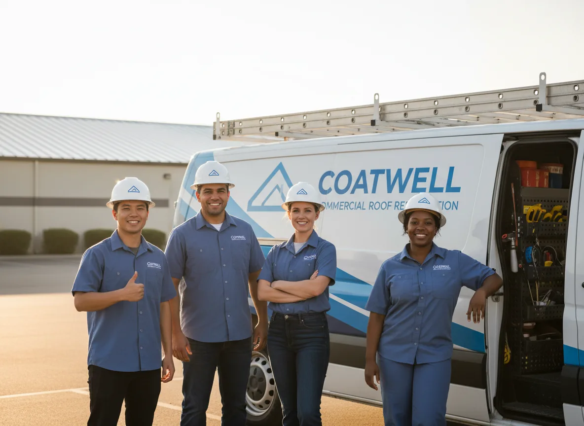 Commercial roof coating company in Protection, KS